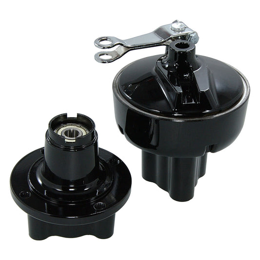 BS1100 Front & Rear Hubs In Black For MUNK