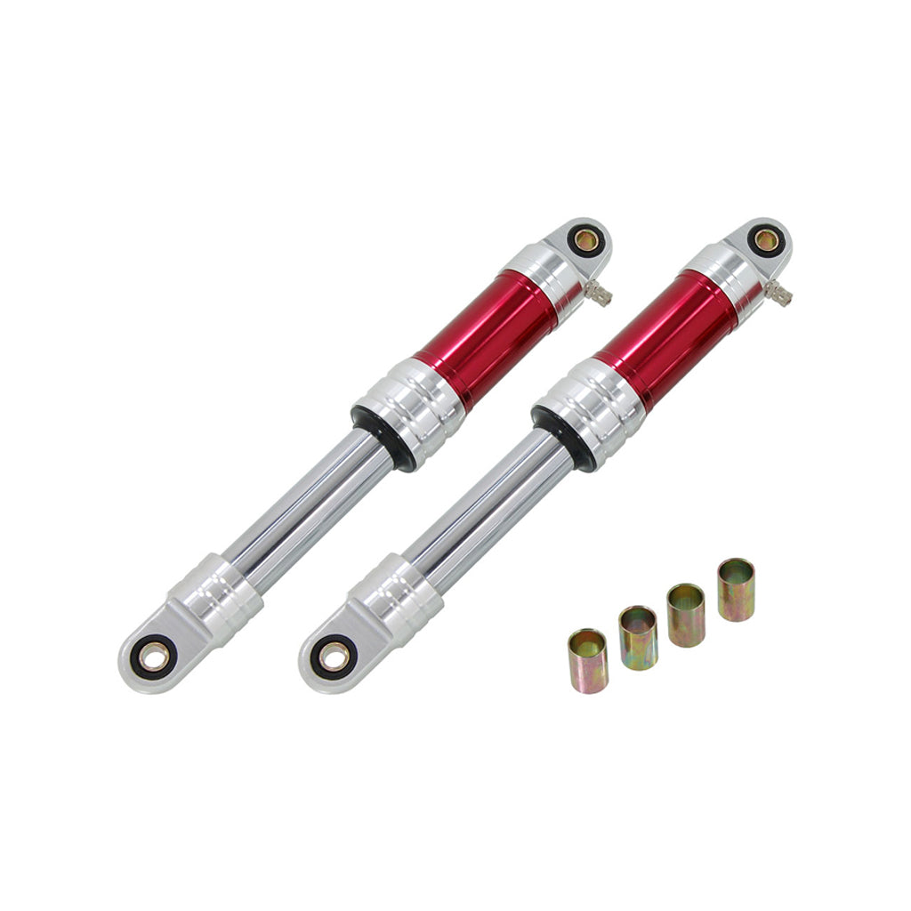 BS1151-RED Rear Shocks 330mm Without Springs In Red