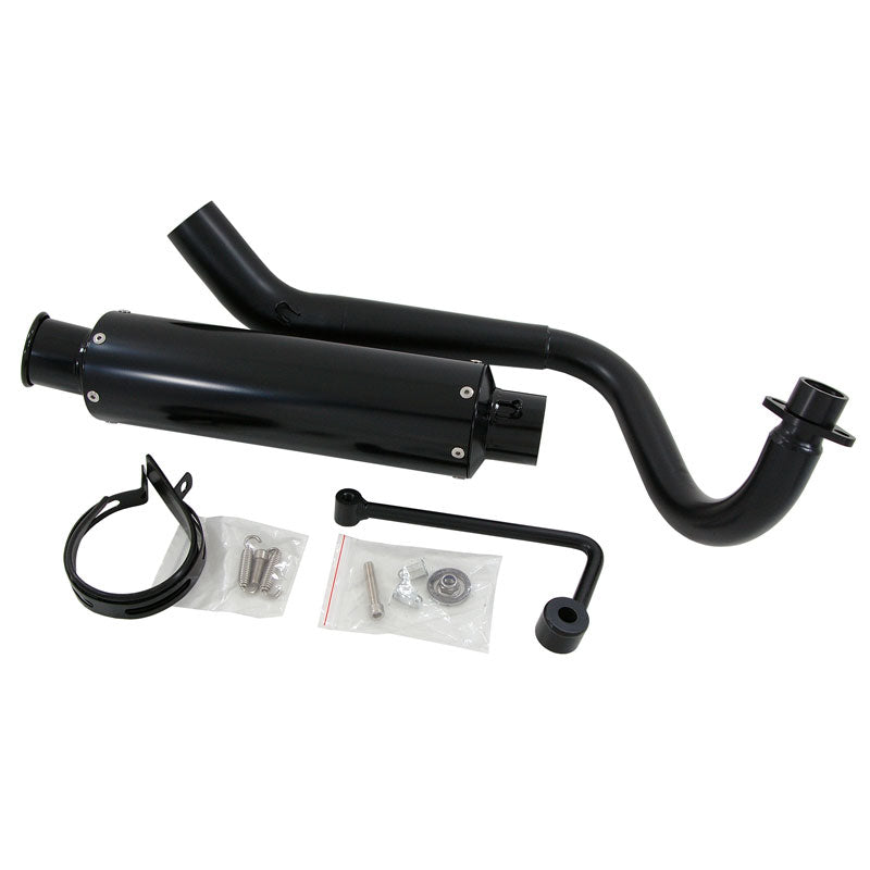 BS1267 Black Stainless Steel Down swept Exhaust