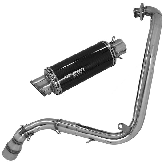 BS1422 Kepspeed MSX Single Carbon Upswept Exhaust