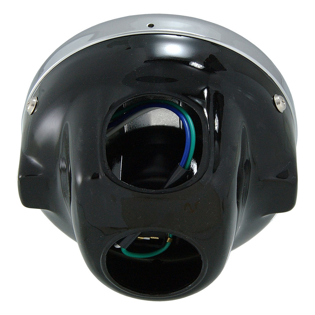 BS1447 Rainbow Diamond Clear Lens Headlight With Black Shell